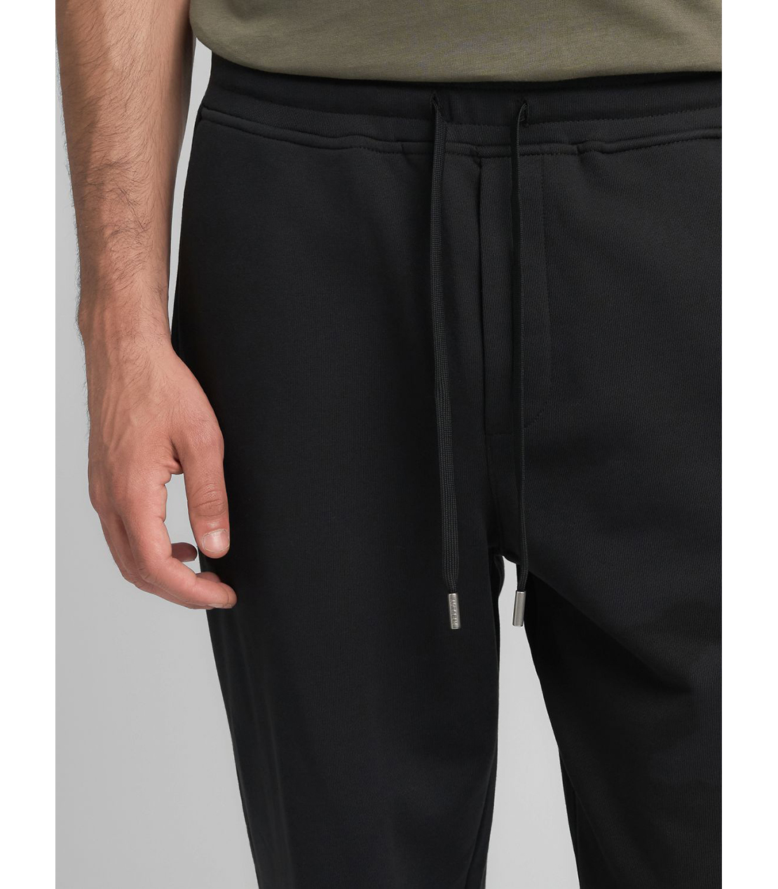 レギュラーフィットコットンテリージョガーパンツ（セットアップ） 詳細画像 ブラック 5